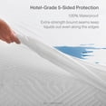 thumbnail image 5 of Weekender Hotel-Grade 5-Sided Jersey Mattress Protector, Queen, 5 of 7