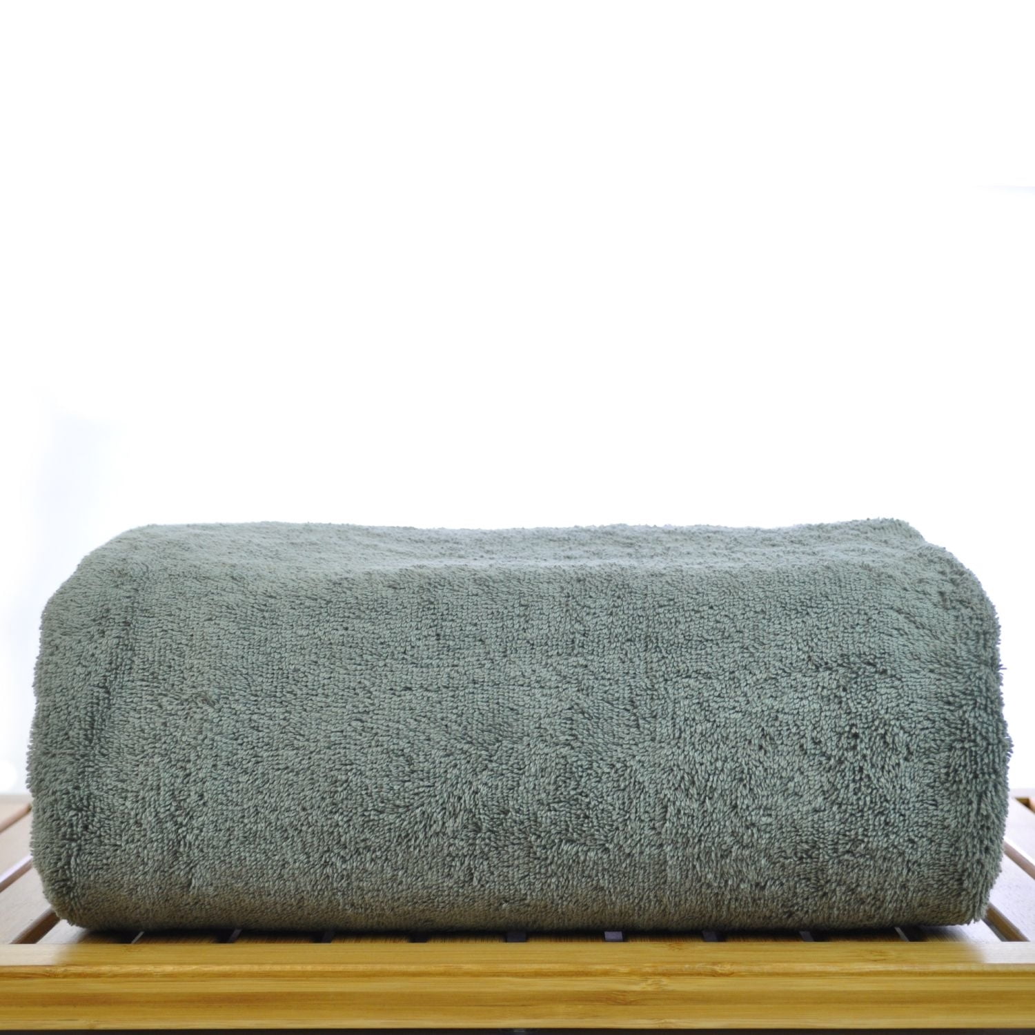 BC BARE COTTON Luxury Hotel & Spa Towel Turkish Cotton Oversized Bath Sheets - Gray - (40x80 inches, Set of 1)