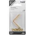 thumbnail image 2 of Bracket National Hardware N213-397, paquete de 4 unidades, 3,8 x 1,6 cm, 2 of 4