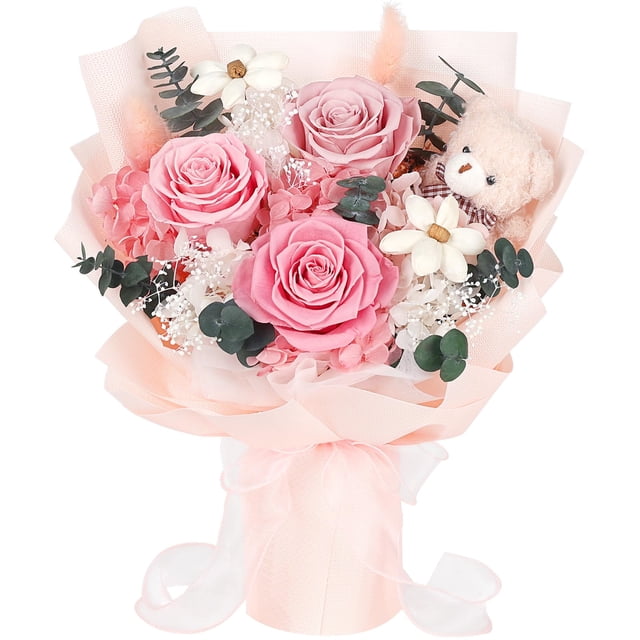 Ramo de flores preservadas SOLUNOX 3 Real Forever Flowers