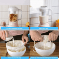 thumbnail image 4 of 4-Piece Cheese Cloth, Fine Mesh Cord Cheesecloth Bag, Multiple-Use Cheese Cloth for Filtering, Reusable Food Filter, 4 of 6