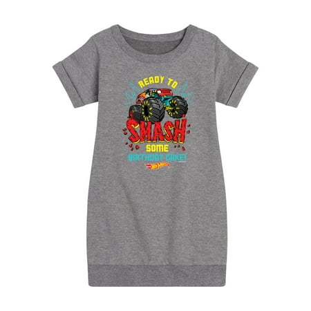 

Hot Wheels - Ready To Smash Cake - Toddler And Youth Girls Fleece Dress