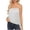 White, variant on Women Strapless Glitter Bandeau Tube Party Sparkle Slim Fit Sleeveless Crop Tank Going Out Tops S