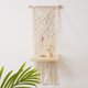 thumbnail image 4 of Estante de pared tapiz Estante de pared Estante de tapiz Colgador de pared Macramé para planta de dormitorio Decoración para Exhibición de jarrón Magideal Estante de pared tapiz, 4 of 8
