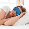 thumbnail image 7 of Uemuo Blue Christmas Pattern Sleep Eye Mask - Light Blocking Sleep Mask Blocking Out Light Perfectly, Soft and Comfortable Night Eye Mask, Eye Blinder, 7 of 7