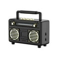 thumbnail image 2 of COFEST Gift Giving Retro Bluetooth Small Speaker, Wireless Small USB Flash Drive, Radio Speaker, Outdoor Portable Mini Sound System Black, 2 of 7