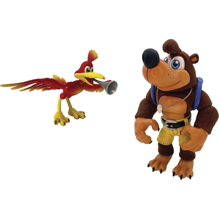 Banjo-Kazooie 8-inch Flocked Banjo and Kazooie Movable Action