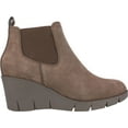 thumbnail image 2 of Cliffs by White Mountain Womens Percy Slip On Wedge Boots Brown 6.5 Medium (B,M), 2 of 6