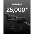 thumbnail image 3 of Cable USB C Belkin con conector Lightning de 2 m negro, 3 of 8
