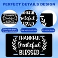 thumbnail image 2 of Uiaoiais License Plate Thankful Grateful Blessed Lettering License Plate Cover Aluminum License, 2 of 7
