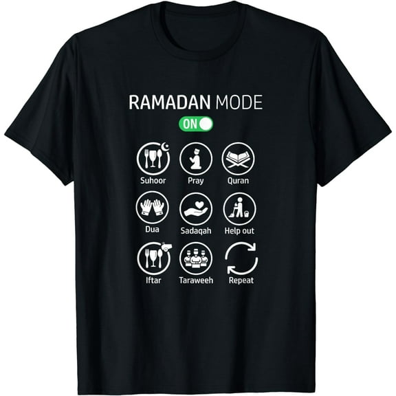 Islamic Ramadan Fasting Mode On T-Shirt