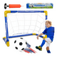 thumbnail image 1 of Portería De Fútbol Juguete De Niños Con Redes Bomba Y Pelota Xtellar azul, 1 of 4