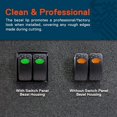 thumbnail image 2 of HAHDAXIA True Mods 4-Slot Rocker Switch Panel Housing Kit [Industry Standard Fit] [Heavy Duty] [Expandable Design] [Professional Look] Automotive Mount Rocker Switch Holder, 2 of 7