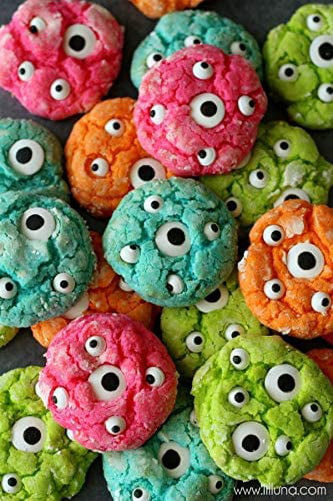 SE Si&Moos Candy Eyes Edible, Eyeball Candy, Edible Eyes for Decorating, Cookie Eyes Decorations
