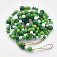 thumbnail image 3 of Voiceine Wood Bead Pendant St. Patrick's Day Pendant Festival Bead String Adorn, 3 of 10