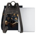 thumbnail image 3 of Disketp Casino Cards Poker Mochila de Cuero para Mujer, Bolso de Espalda Antirrobo con Estilo para Viaje, Trabajo y Uso Diario, 3 of 4