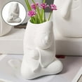 thumbnail image 3 of Lindo Gato de Cerámica Florero Pntas de para El Hogar 9..8cm+Lindo Gato de Cerámica Florero Pntas de P Macarena Jarrón de ceramica, 3 of 8