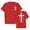Red, variant on Boys Christian Graphic Tees God Jesus Shirts for Kids Cross Faith Bible Verse Inspirational Religious Cotton T Shirt