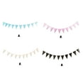 thumbnail image 2 of Destyer 1pcs Set 16.4ft Black Paper Card Triangle Banner Flags For Birthday Party Banner Flags Triangle Banner Pennant Banner Blue 16.4ft, 2 of 6