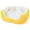 Yellow, variant on SugarBloom Washable Dog Bed Sofa Style, Plush Warm Soft Pet Bed for Medium Large Dogs, Non-Slip Bottom Litter Sleeping Bed with Removable Cover,Orange
