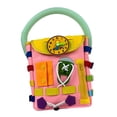thumbnail image 4 of Ocupado Tablero Mochila para niños pequeños Bolsa de actividades sensoriales Actividad de aprendizaje Juguete Juego cognitivo Juguetes para Rosa, 4 of 8