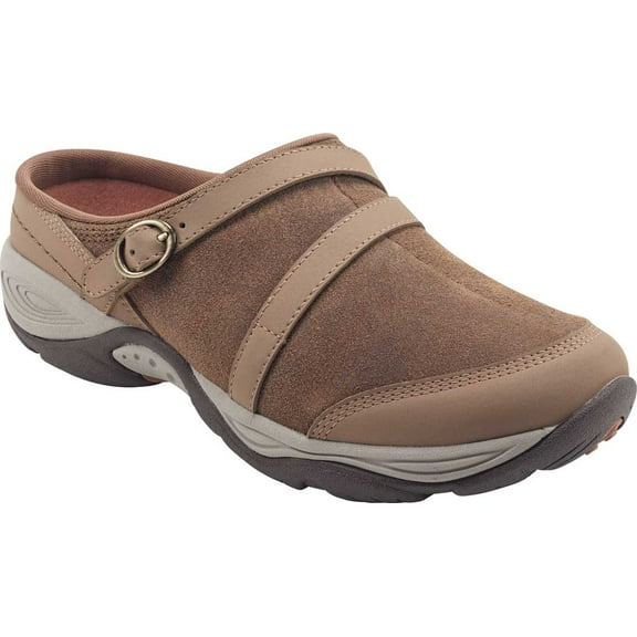 Women's Easy Spirit Equinox Mule Light Brown Suede 6.5 M