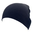 thumbnail image 2 of Empire Cove Knit Uncuffed Beanie Hat Cap Warm Winter Men Women Short Toboggan Black, 2 of 3