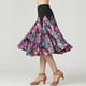 thumbnail image 3 of Falda de danza del vientre para mujer, falda flamenca, estilo tribal, faldas largas para danza del vientre Negro, 3 of 6