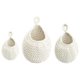 thumbnail image 5 of 3 cestas de yute tejidas a mano para cebollas, cestas de frutas, cestas de pared bohemias, maceteros de pared Blanco, 5 of 9