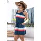 thumbnail image 4 of Vestido ETCYY casual de verano a rayas sin mangas con bolsillos para mujer, 4 of 6