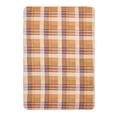 thumbnail image 6 of Better Homes & Gardens Plaid Reversible Faux Wool to Faux Fur Oversized Couch Throw Blanket, Almond, 50 x 72 in, 6 of 6