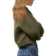 thumbnail image 4 of Kaemgyyd Cardigan Fore Women Lightweight Long Sleeve Solid Casual Sweater Button down Cropped for Fall Winter, 4 of 6