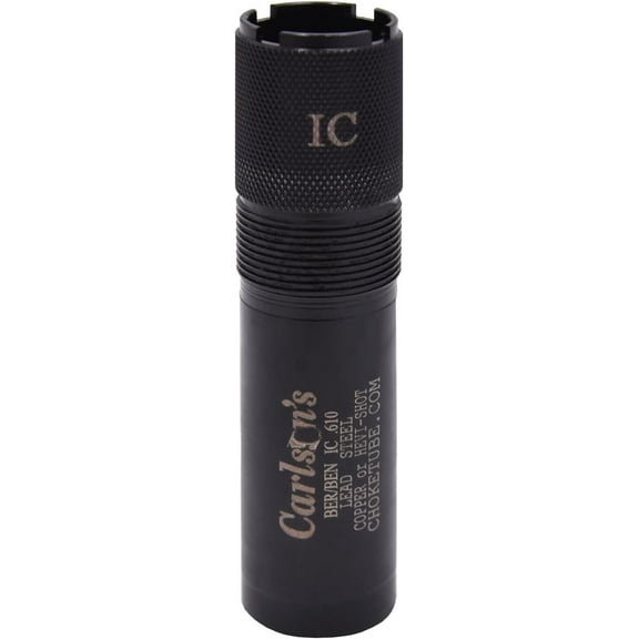Carlson's Choke Tubes Beretta/Benelli Mobil 20ga Black Sporting Clay Improved Cylinder, Black