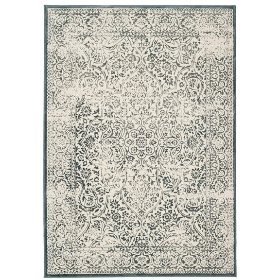 SAFAVIEH Noble Collection NBL612-7288 Blue / Ivory Rug