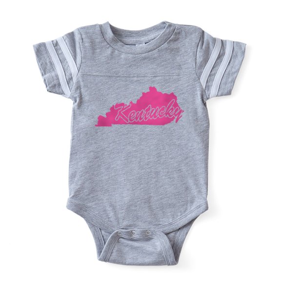 CafePress - Kentucky - Cute Infant Baby Football Bodysuit