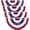 4 Pack 3x6 Feet, variant on 4 Pack USA Pleated Fan Flag, 3 X 6 Feet American US Bunting Flag Patriotic Half Fan Banner Flag Decoration, 4th of July Memorial Day Independence Day Fourth July Outdoor Decor
