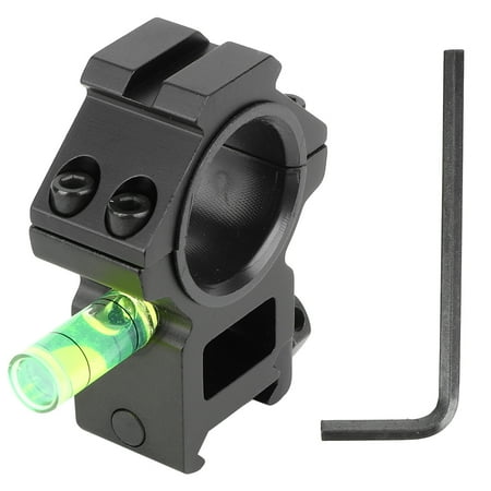 Quickwittc Aluminium Alloy Tactics Bubble Level Ring Airsoft Hunting Rings Fixed Bracket Accessory