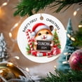 thumbnail image 3 of Duck Baby Ornament Xmas, Personalized Expecting Baby First Time Parent Gifts, Baby Duck Ornament, Custom Name Baby's First Christmas Ornament, Pregnancy Announcement Christmas Tree Decorations wgMR3e, 3 of 6