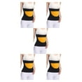 thumbnail image 2 of Transemion Stay Warm And Stylish Back Warmer Belt Breathable Elastic Waist Back Support brushed black XL 5Set, 2 of 6