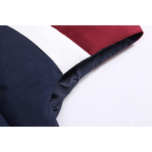 Aayomet Coat For Kids Boys Waterproof Ski Snow Jacket Hooded Lined Windproof Winter Jacket,Navy 5-6 Years