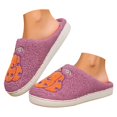 thumbnail image 3 of Women's Fuzzy House Slippers Cute Pattern Halloween Slippers S𝗅ip-On Indoor Slides Soft Warm Bedroom Shoes Non-S𝗅ip Closed Back Home Slippers for Holiday and Daliy, 3 of 9