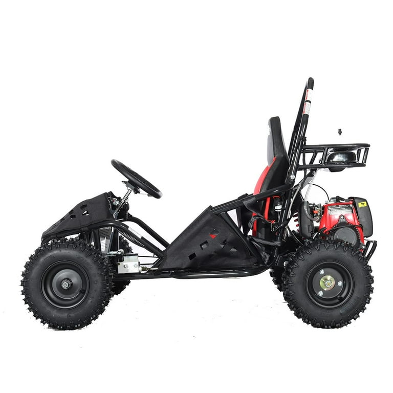 X-Pro Brand New Rover 50cc Gas Go Kart with Pull Start, Rear Disc