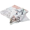 thumbnail image 2 of Dreamtimes Lettering and Butterfly Bath Towels Set 1 Bath Towel 1 Washcloth Extra Absorbent 100% Cotton Towels, Super Soft Bathroom Towels for Home, Hotel, 2 of 7