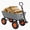 Gray, variant on Memoryfield 600 lb Heavy Duty Poly Garden Dump Cart with 10" All-Terrain Wheels, Utility Yard Wagon, Tow Behind ATV Lawn Tractor, Black