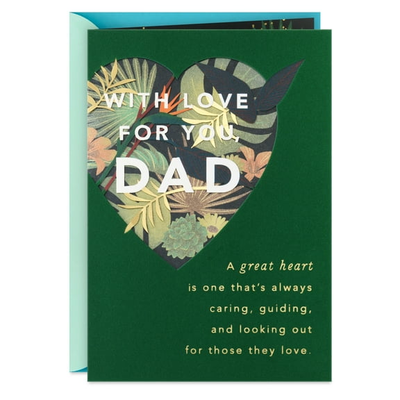 Hallmark Birthday Card for Dad (A Caring, Guiding, Compassionate Heart)