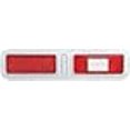 thumbnail image 2 of 1973-74 Nova Standard Tail Lamp Lens-Lh, 2 of 2