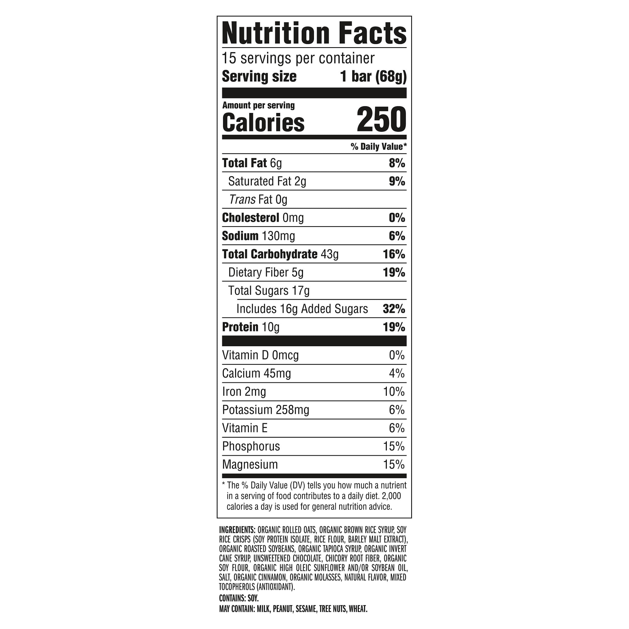 CLIF BAR Energy Protein Bars, Chocolate Chip, 15ct