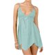 thumbnail image 1 of Lucakuins Camisón de encaje para mujer, lencería de malla transparente con cuello en V, sin mangas, ropa de dormir con tirantes, dobladillo Irregular, ropa interior sin espalda Lucakuins  moda, 1 of 4