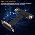 thumbnail image 4 of Dual 90 Degree Right Angle Pcie 3.0 X1 To X1 Extension Cable - 5cm, 4 of 5