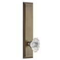 thumbnail image 4 of Grandeur 813982 Fifth Avenue Solid Brass Rose Tall Plate Passage Door Knob Set - Grey, 4 of 6